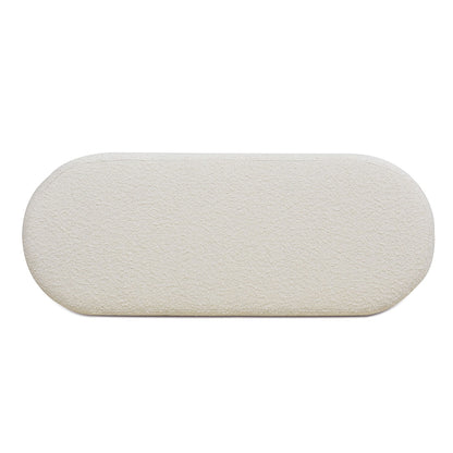 Fuji - Upholstered Oval Storage Bench - The Sleep Loft - Online Mattress Showroom NYC
