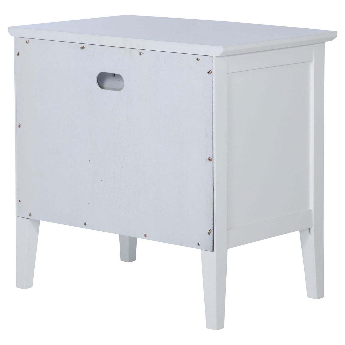Talia - 1 Drawer Nightstand - White - The Sleep Loft - Online Mattress Showroom NYC