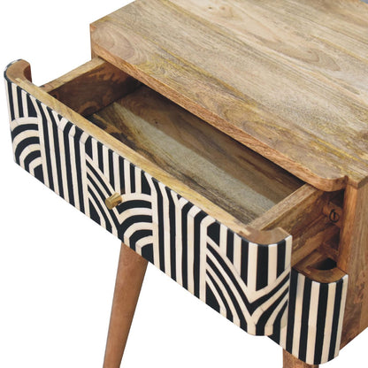 Edessa Bone Inlay Bedside - The Sleep Loft - Online Mattress Showroom NYC