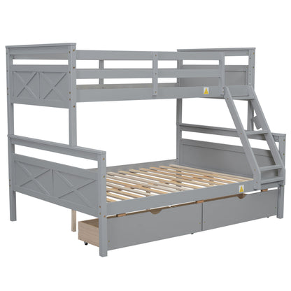 Bunk Bed With Ladder And Safety Guardrail - The Sleep Loft - Online Mattress Showroom NYC