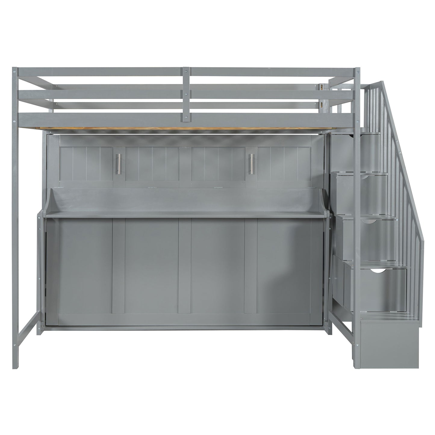 Murphy Bed With Smart Hydraulic System And Desk Design - The Sleep Loft - Online Mattress Showroom NYC