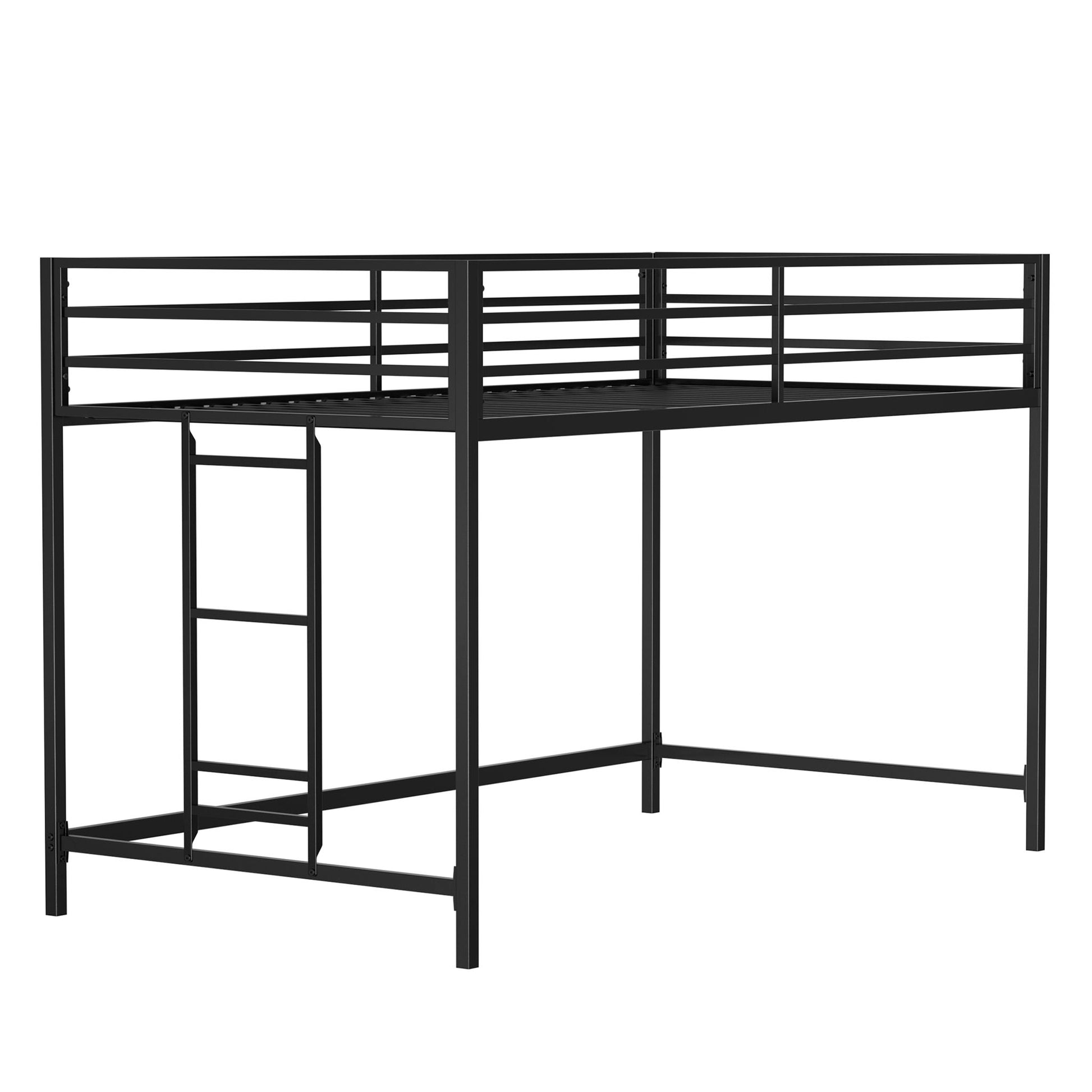 Adam - Twin Loft Bunk - Black - The Sleep Loft - Online Mattress Showroom NYC