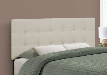 Full Size, Bed Headboard Only Upholstered, Transitional - Beige - The Sleep Loft - Online Mattress Showroom NYC