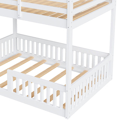 Stylish Bunk Bed With Ladder And Guardrails - The Sleep Loft - Online Mattress Showroom NYC