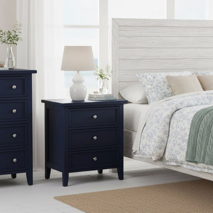 Luca - 3 Drawer Nightstand - The Sleep Loft - Online Mattress Showroom NYC