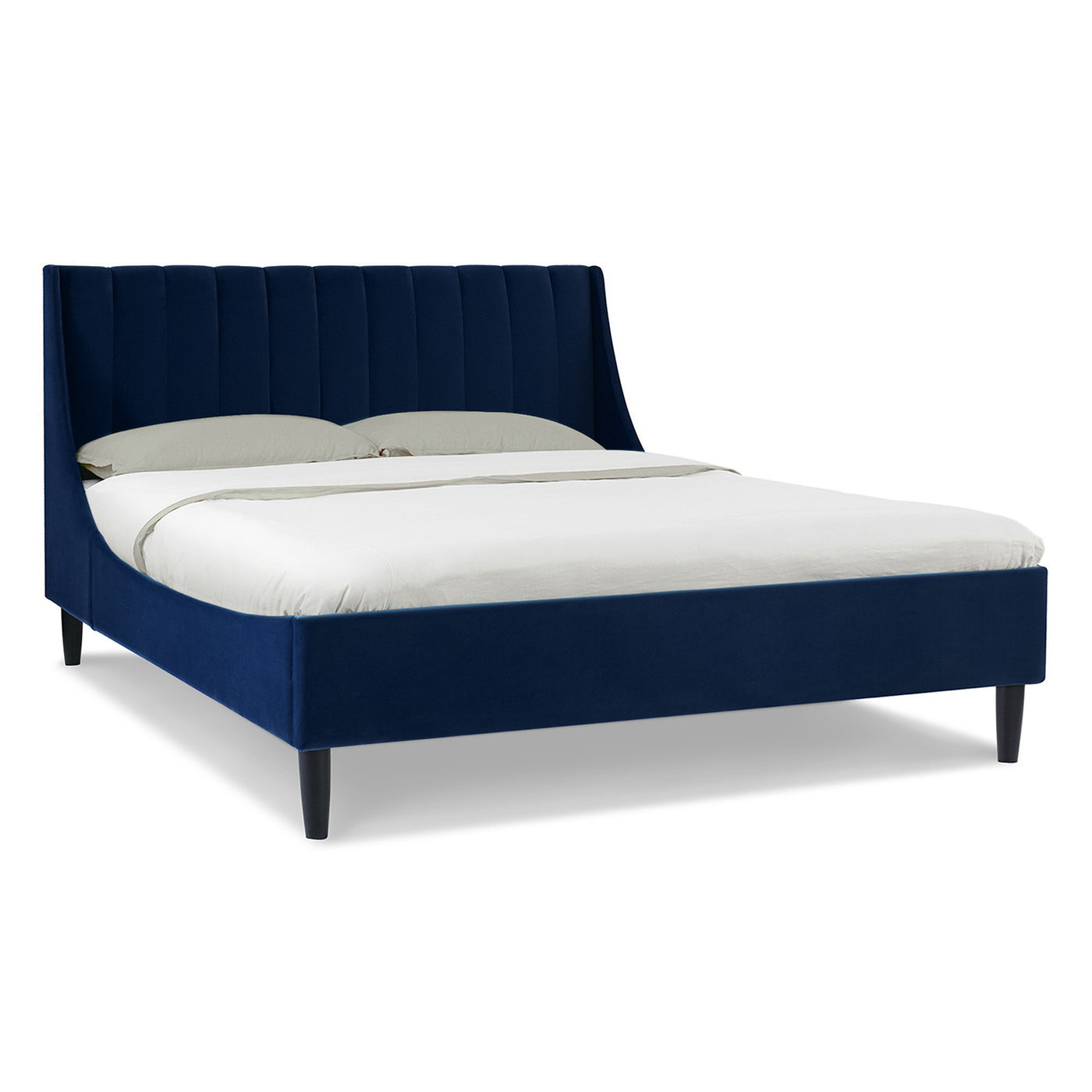 Aspen - Vertical Tufted Modern Headboard Platform Bed Set - The Sleep Loft - Online Mattress Showroom NYC