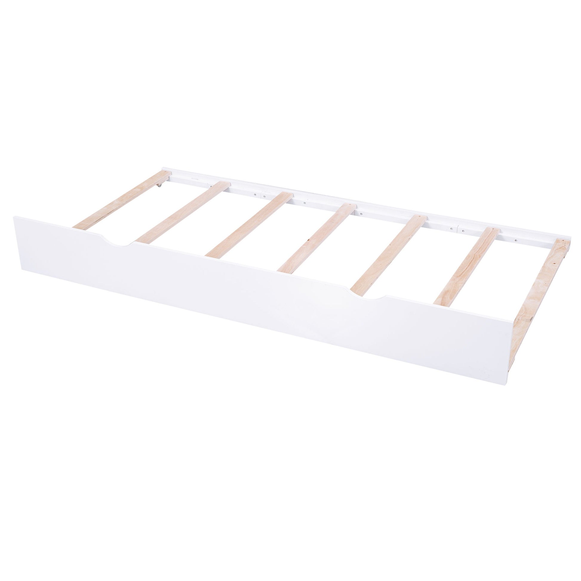 Storage Platform Bed With Pull Out Shelves And Trundle - The Sleep Loft - Online Mattress Showroom NYC