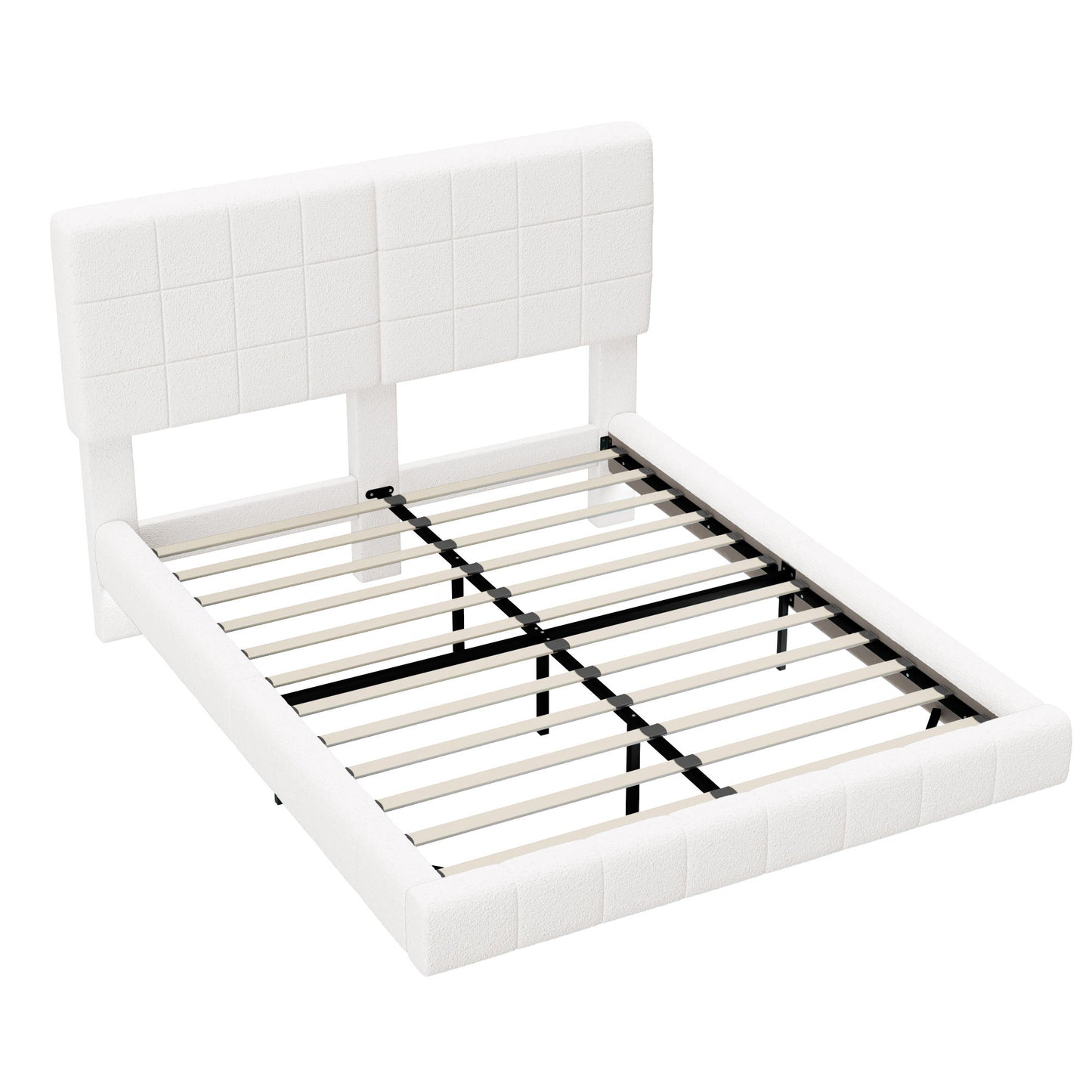 Floating Bed With Light, Soft Touch Surface - The Sleep Loft - Online Mattress Showroom NYC