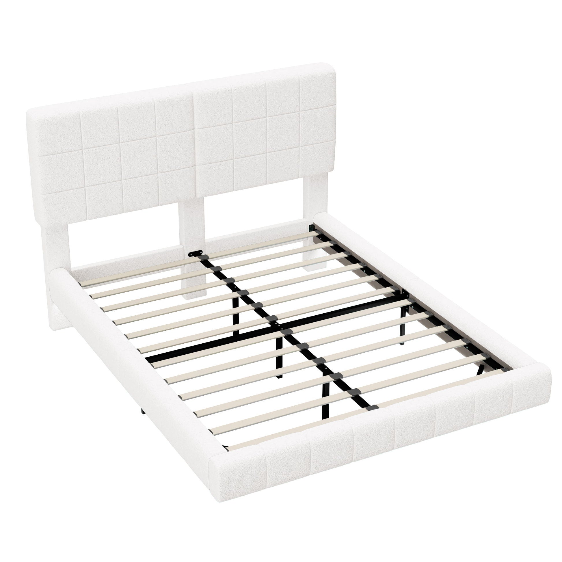 Floating Bed With Light, Soft Touch Surface - The Sleep Loft - Online Mattress Showroom NYC