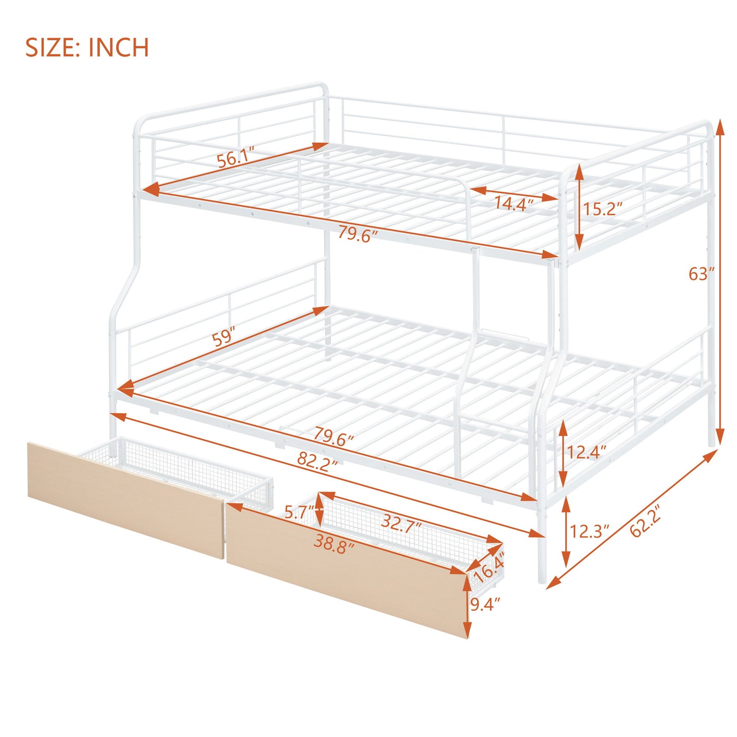 Contemporary Bunk Bed - The Sleep Loft - Online Mattress Showroom NYC