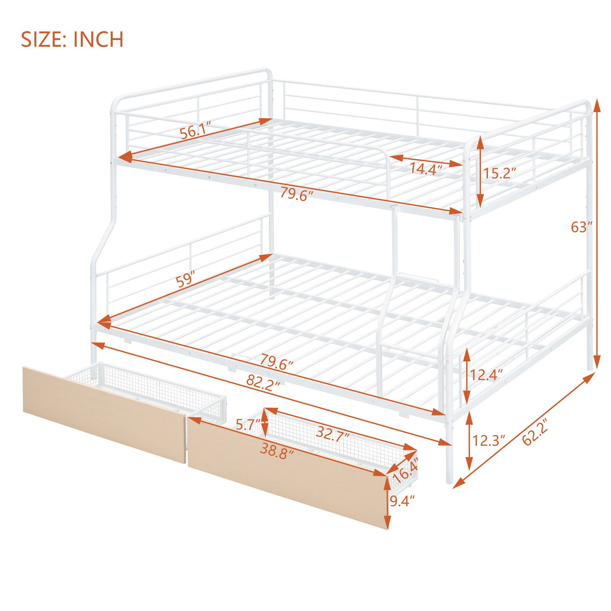 Contemporary Bunk Bed - The Sleep Loft - Online Mattress Showroom NYC