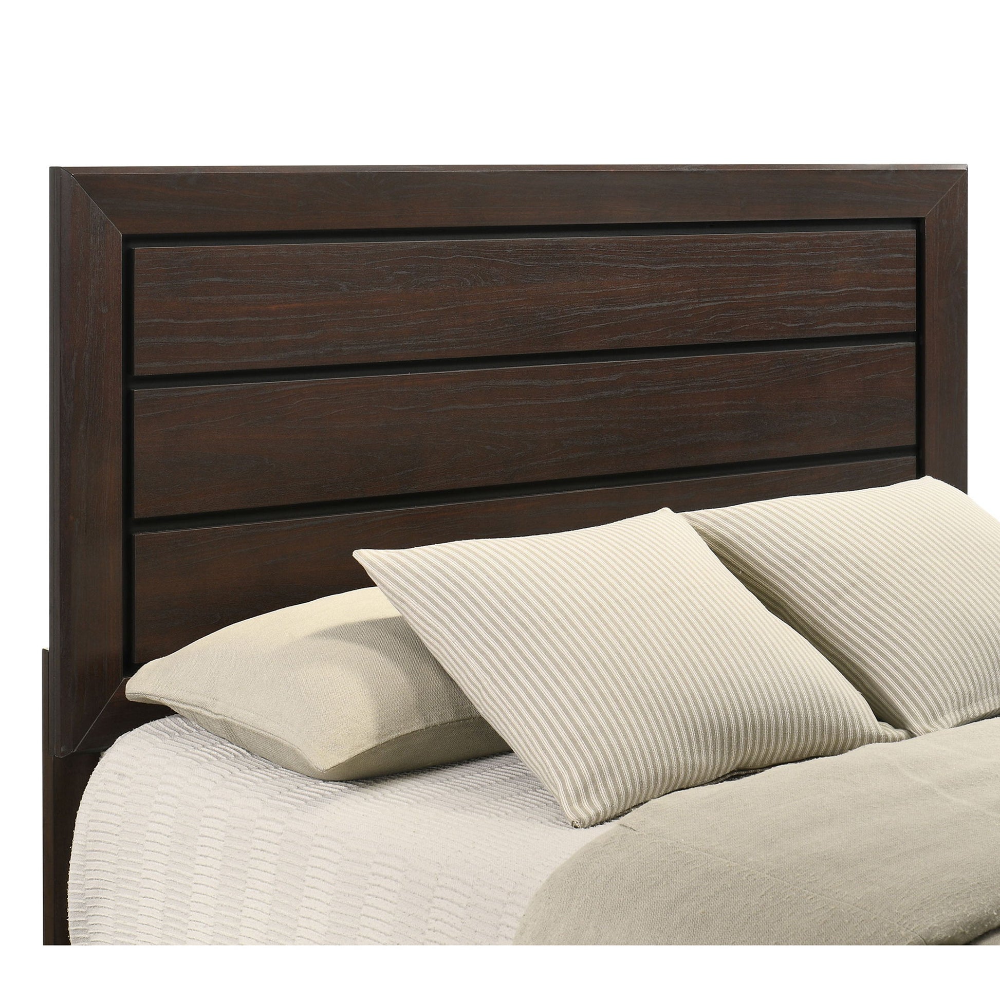 Harrison - Queen Panel Bed - Dark Brown - The Sleep Loft - Online Mattress Showroom NYC