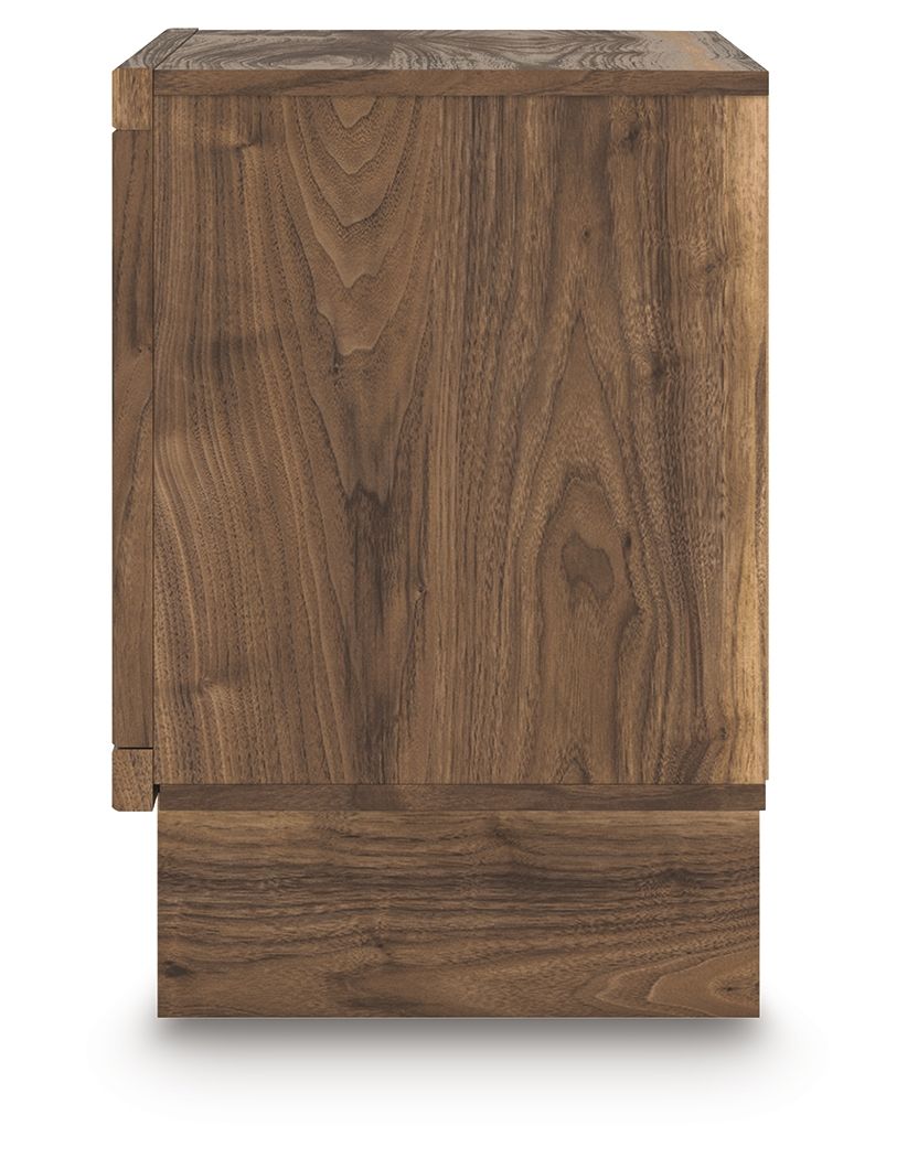 Chirason - Two Drawer Night Stand - Brown - The Sleep Loft - Online Mattress Showroom NYC