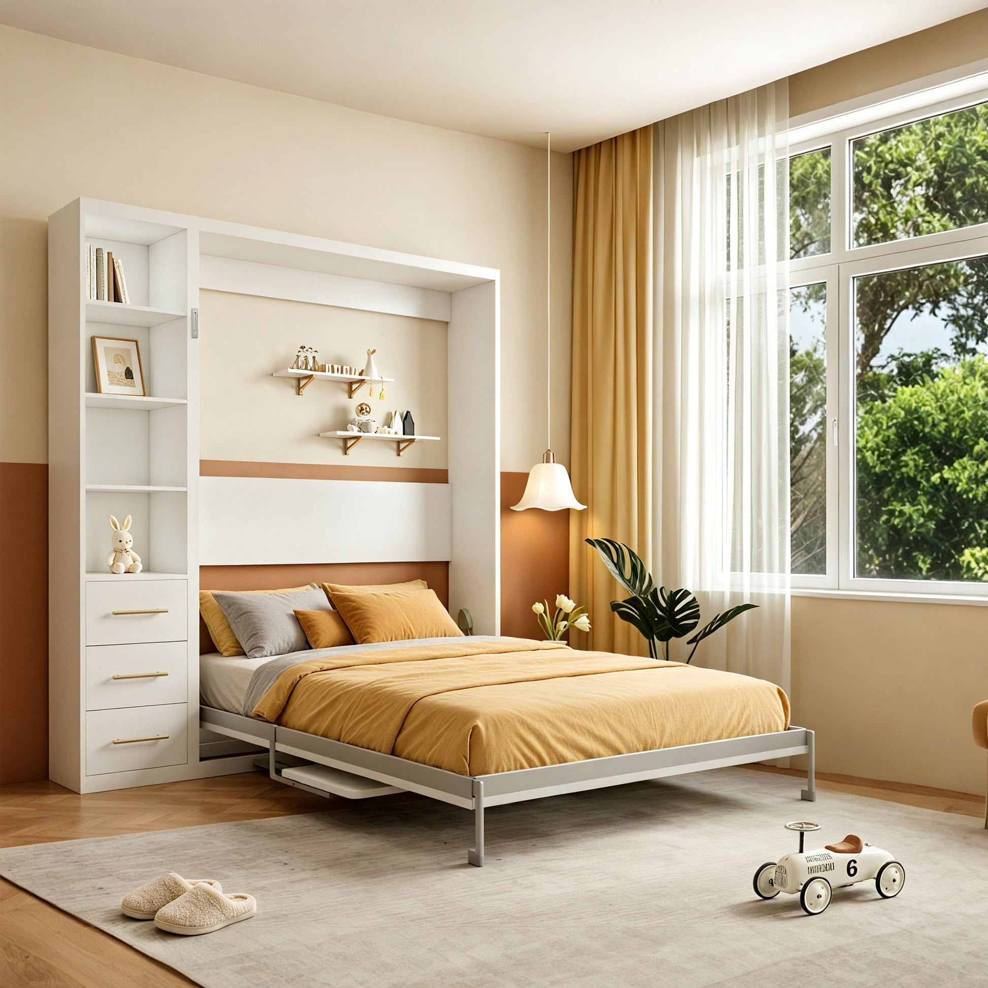 Folding Vertical Murphy Wall Bed - The Sleep Loft - Online Mattress Showroom NYC