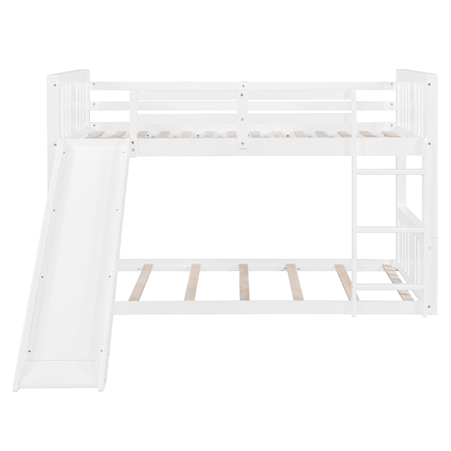 Bunk Bed With Convertible Ladder And Slide - The Sleep Loft - Online Mattress Showroom NYC