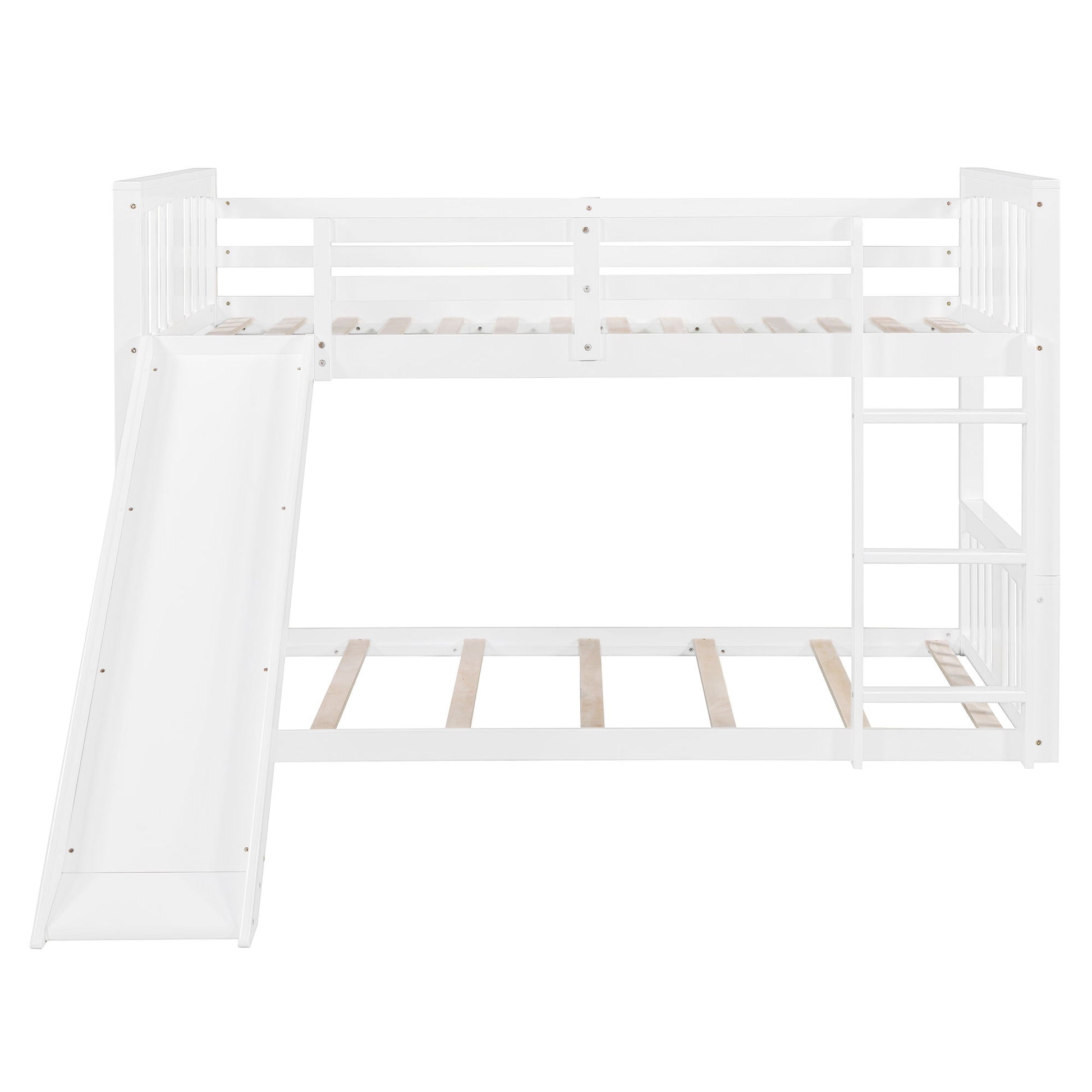 Bunk Bed With Convertible Ladder And Slide - The Sleep Loft - Online Mattress Showroom NYC