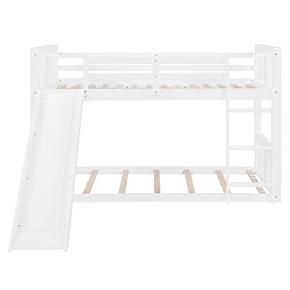 Bunk Bed With Convertible Ladder And Slide - The Sleep Loft - Online Mattress Showroom NYC