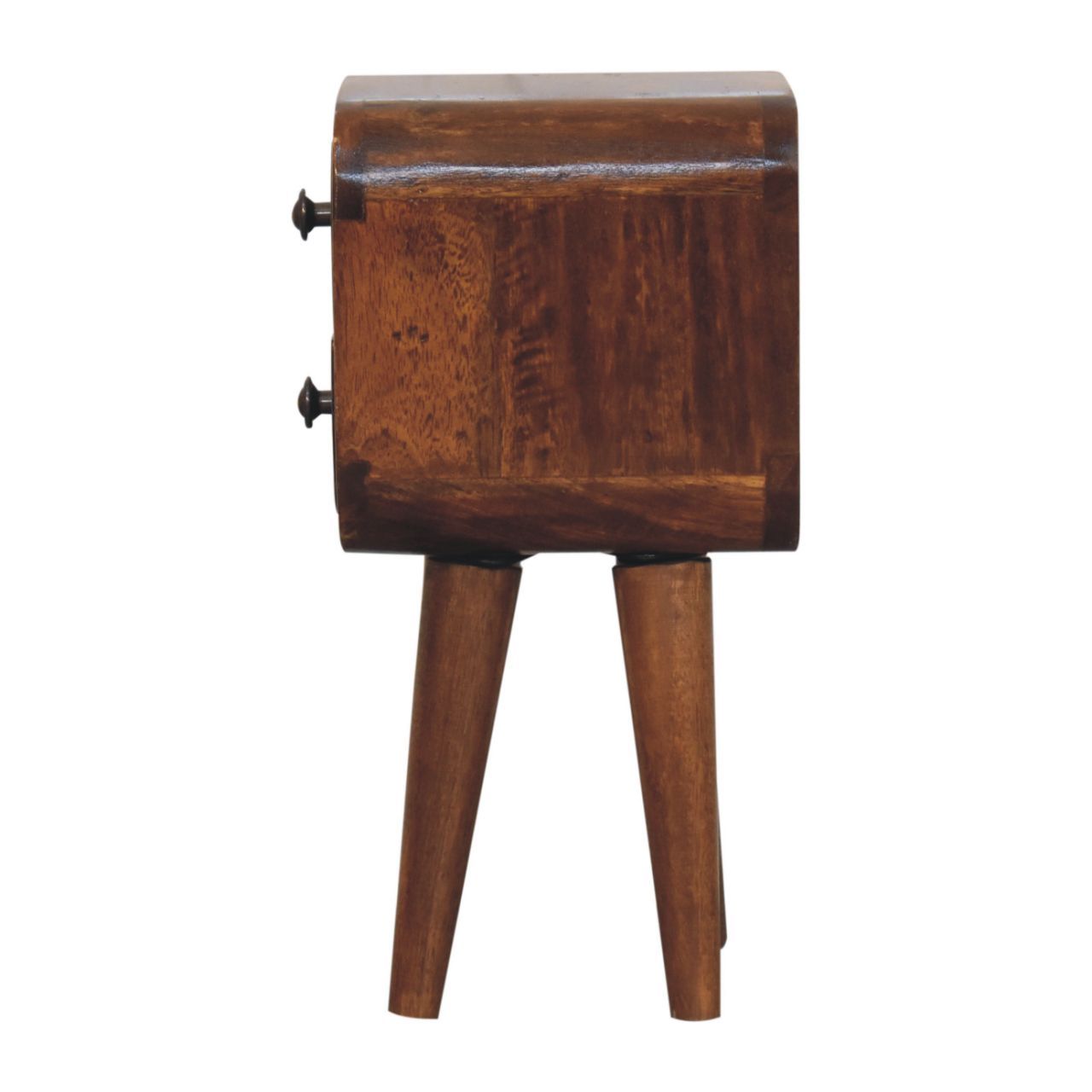 Curved Nightstand, - The Sleep Loft - Online Mattress Showroom NYC