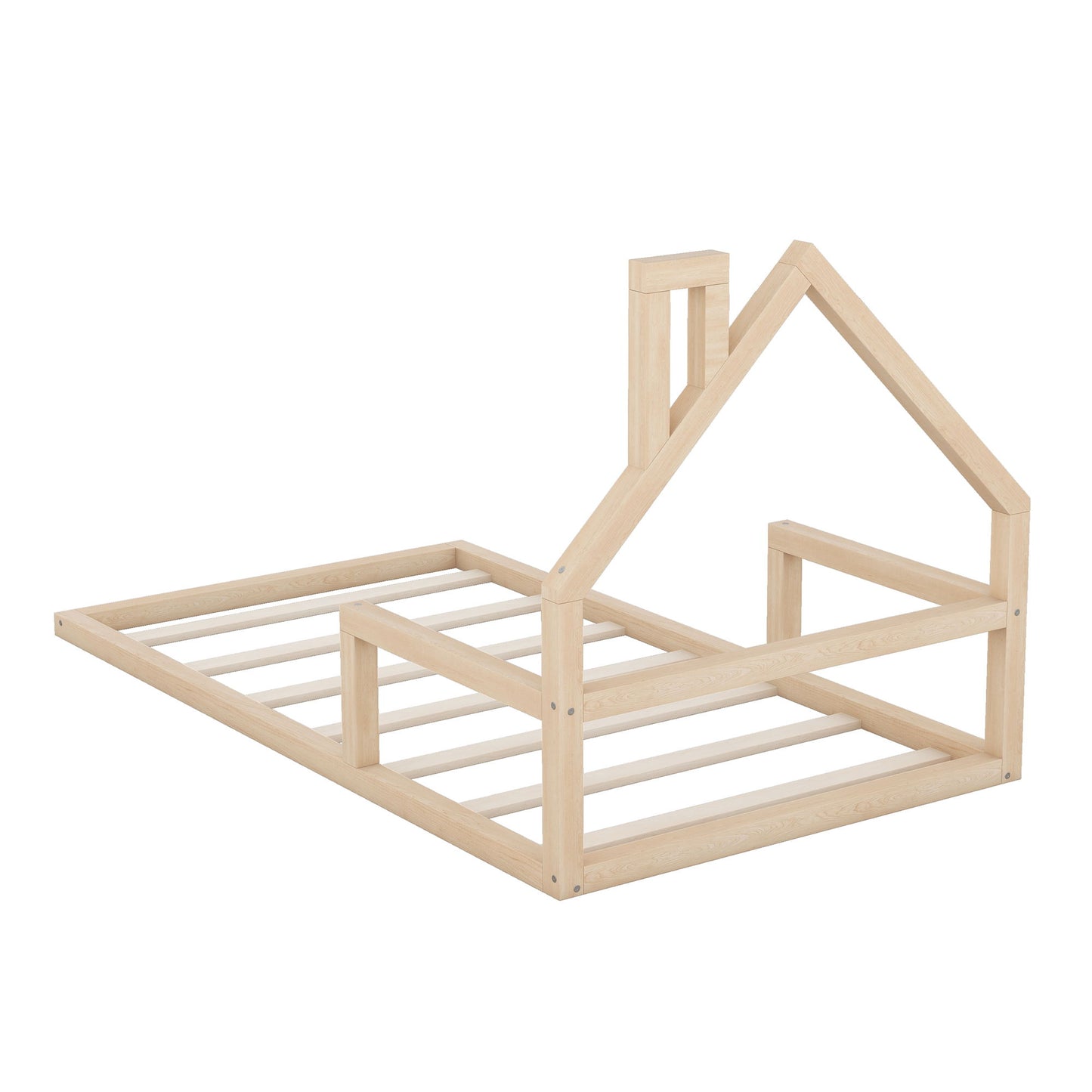 Floor Bed With House Shaped Headboard - The Sleep Loft - Online Mattress Showroom NYC
