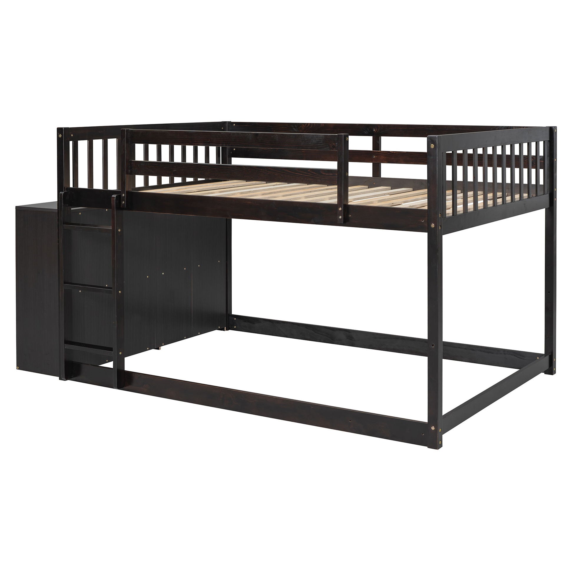 Bunk Bed With 4 Drawers And 3 Shelves - The Sleep Loft - Online Mattress Showroom NYC