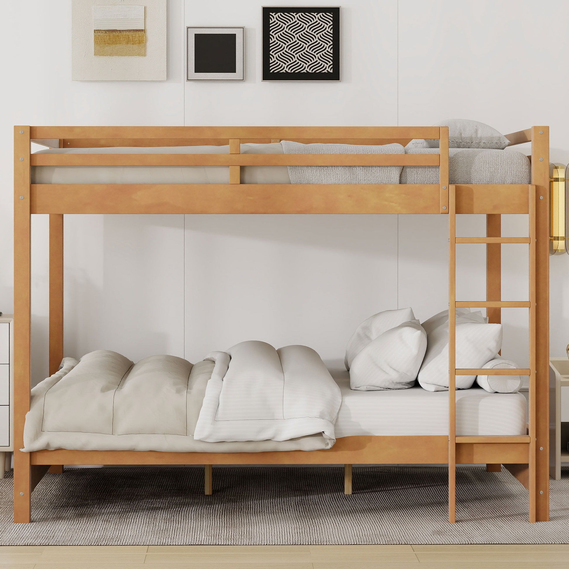 Sturdy Bunk Bed With Ladder - The Sleep Loft - Online Mattress Showroom NYC
