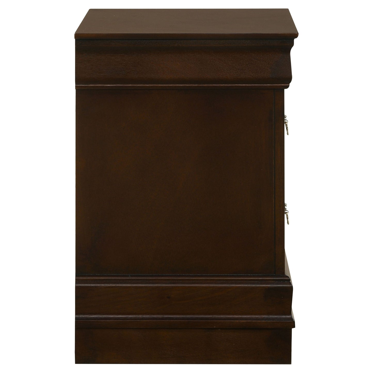 Demetra - 2 Drawer Nightstand - Cappuccino - The Sleep Loft - Online Mattress Showroom NYC