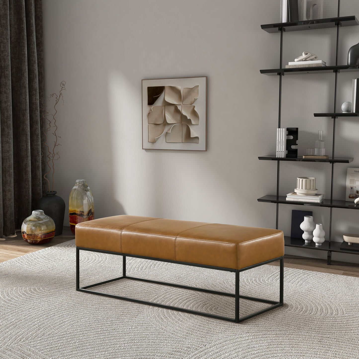 Odessa - Bench - Tan - The Sleep Loft - Online Mattress Showroom NYC