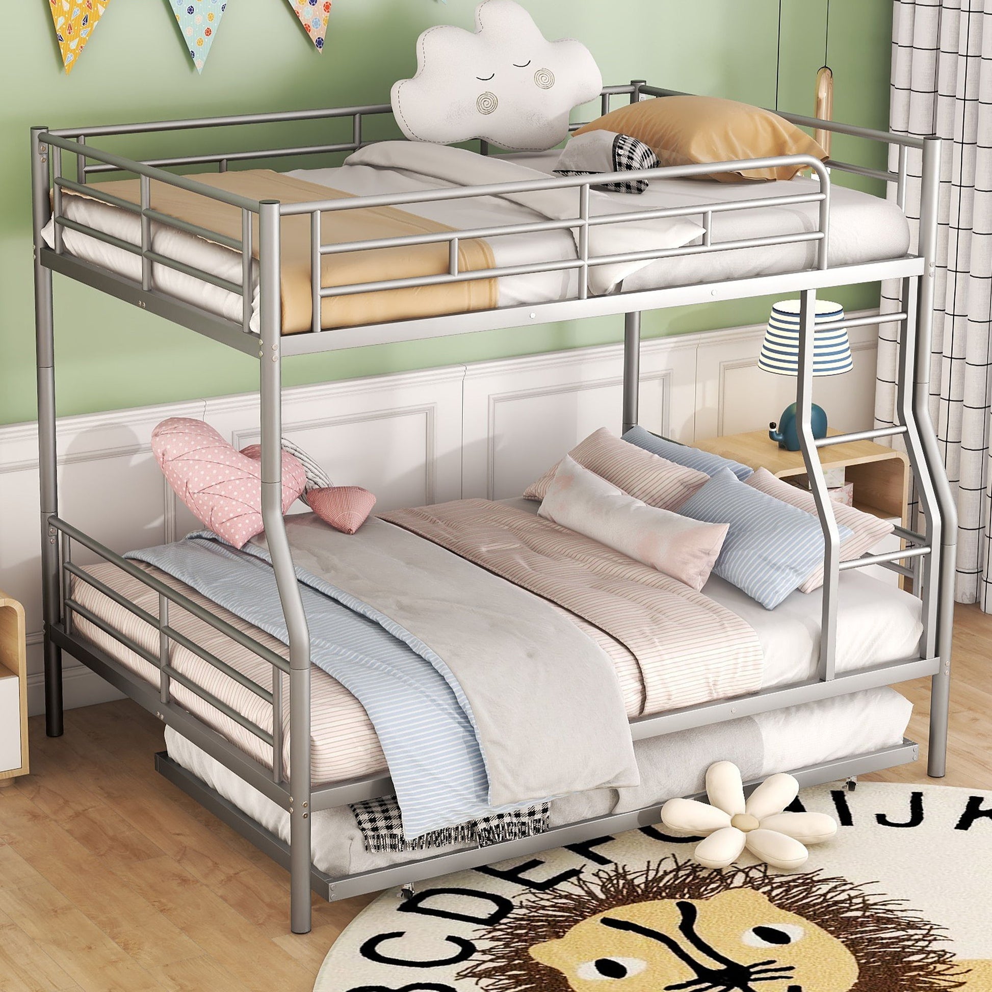 Steel Construction Bunk Bed - The Sleep Loft - Online Mattress Showroom NYC