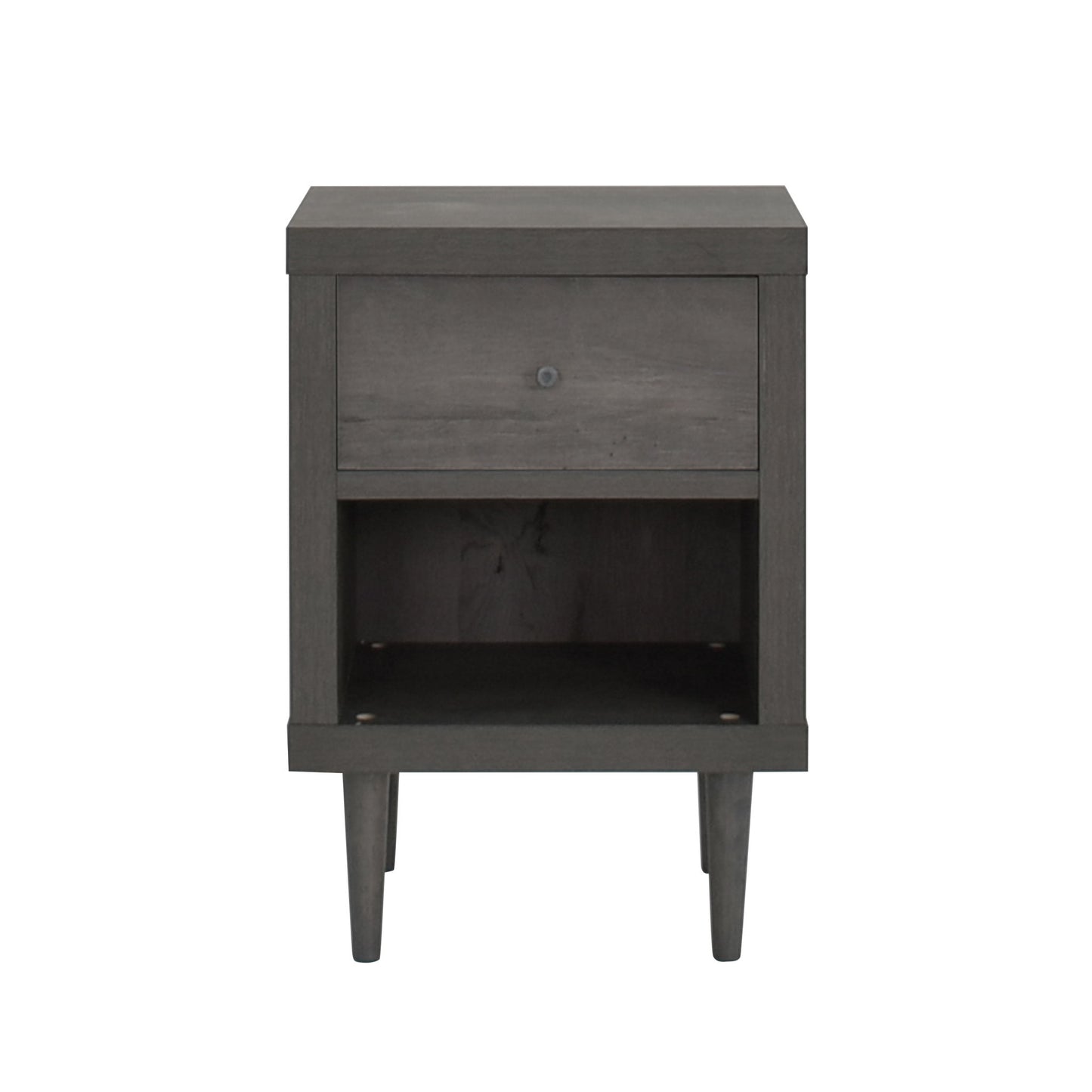 Nystrom - Single Drawer Nightstand - The Sleep Loft - Online Mattress Showroom NYC