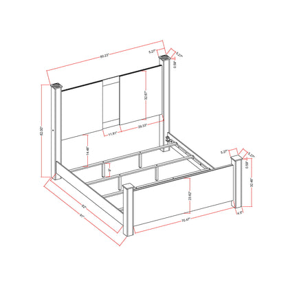 Lorenzo - Bed With Speakers And Glittered Detailing