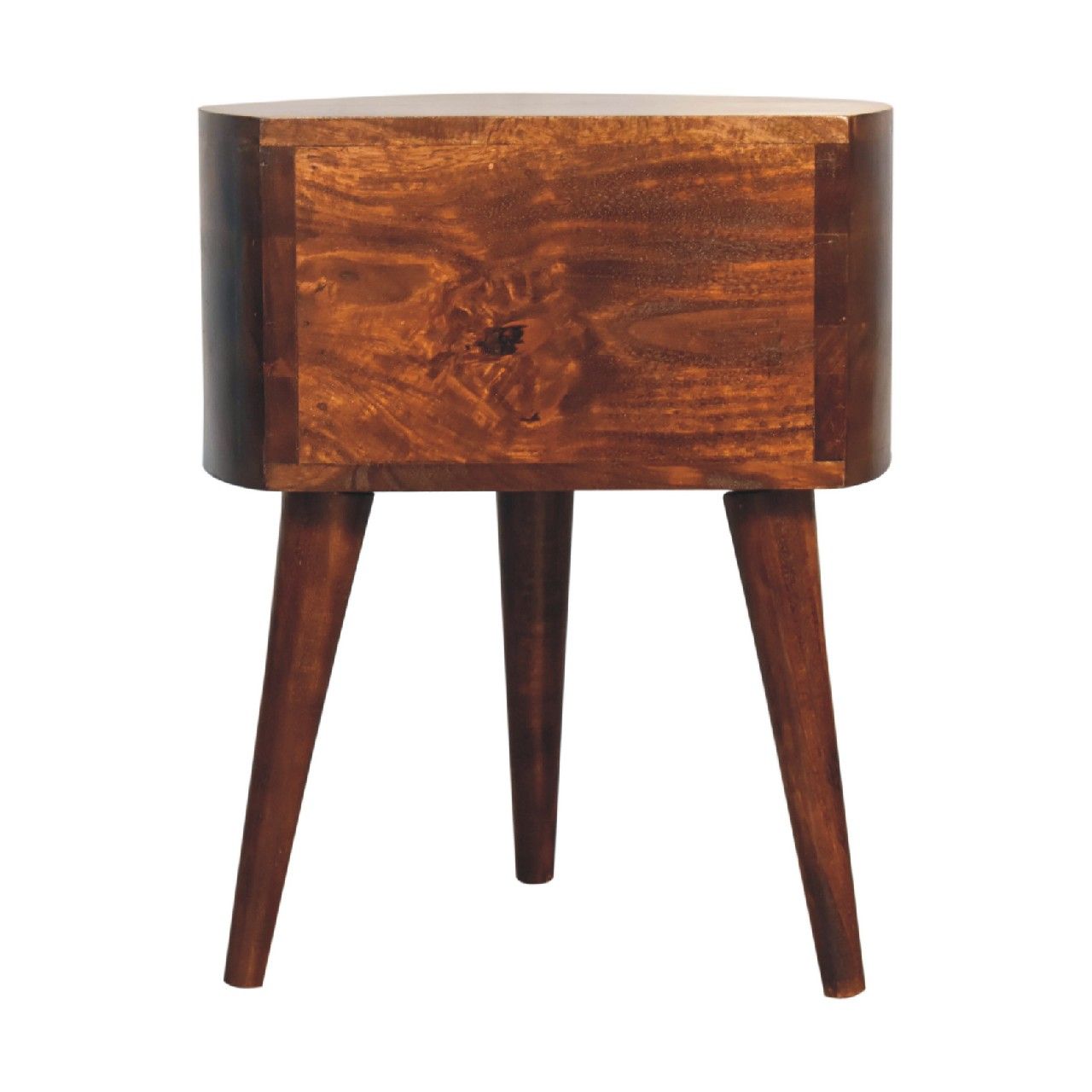 Odyssey - Tripod Bedside Table - Chestnut - The Sleep Loft - Online Mattress Showroom NYC