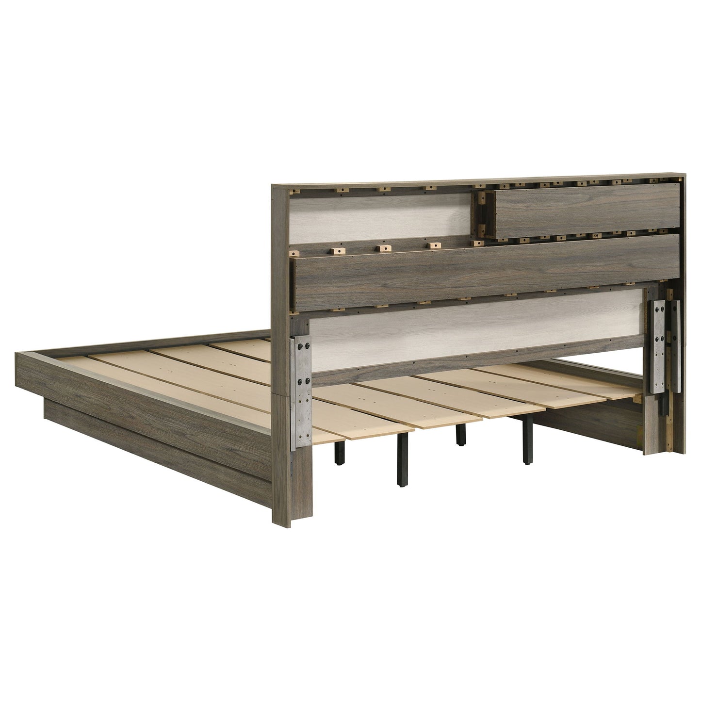 Edmondson - Bookcase Headboard Bed - The Sleep Loft - Online Mattress Showroom NYC
