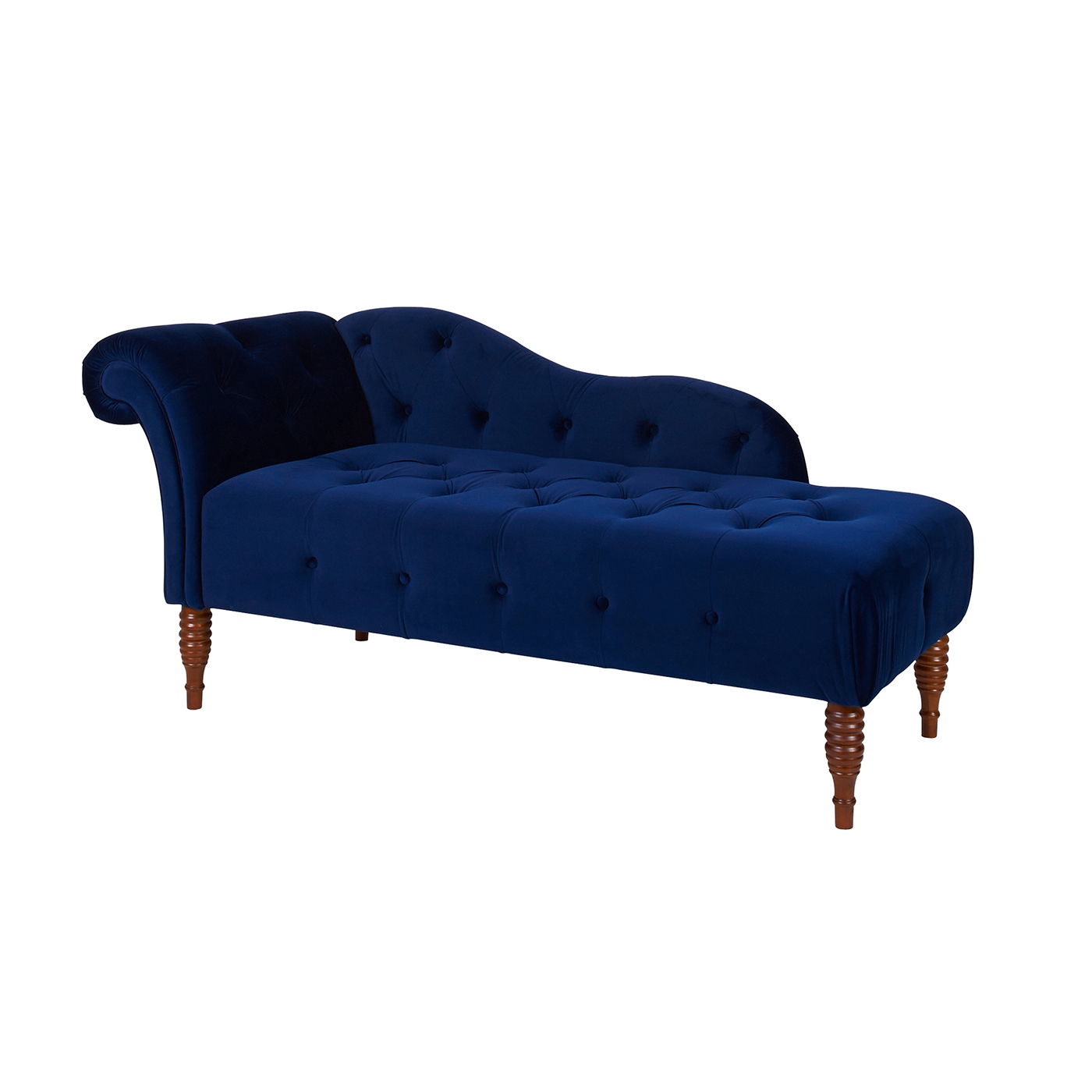 Samuel - Tufted Roll Arm Chaise Lounge - The Sleep Loft - Online Mattress Showroom NYC