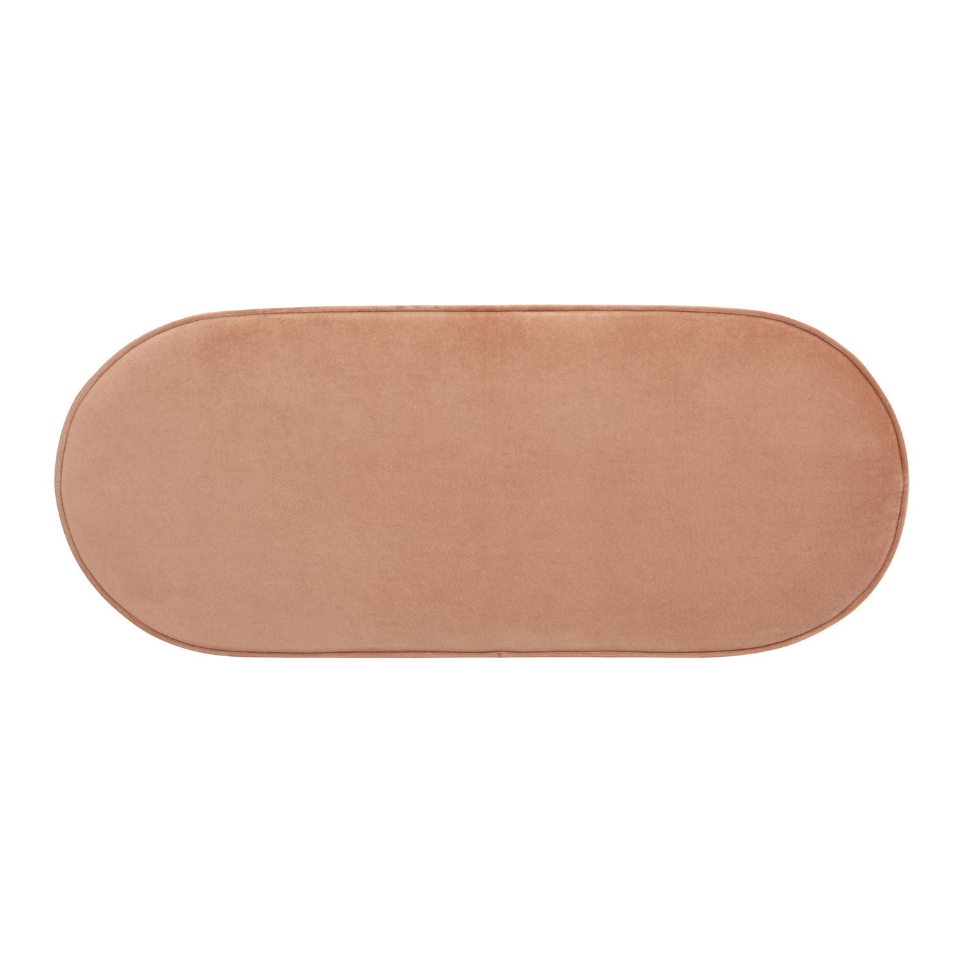 Serena - Contemporary Design Oval Storage Bench Ottoman - The Sleep Loft - Online Mattress Showroom NYC