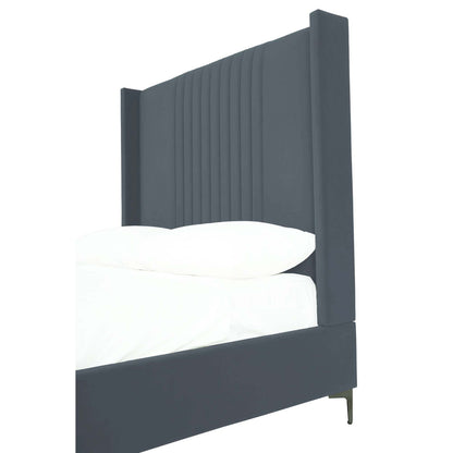 Promenade - Bed With Upholstered Headboard And Slats - The Sleep Loft - Online Mattress Showroom NYC