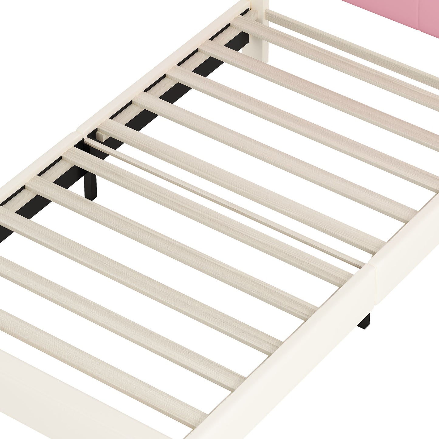 Upholstered Princess Platform Bed With Crown Headboard - The Sleep Loft - Online Mattress Showroom NYC