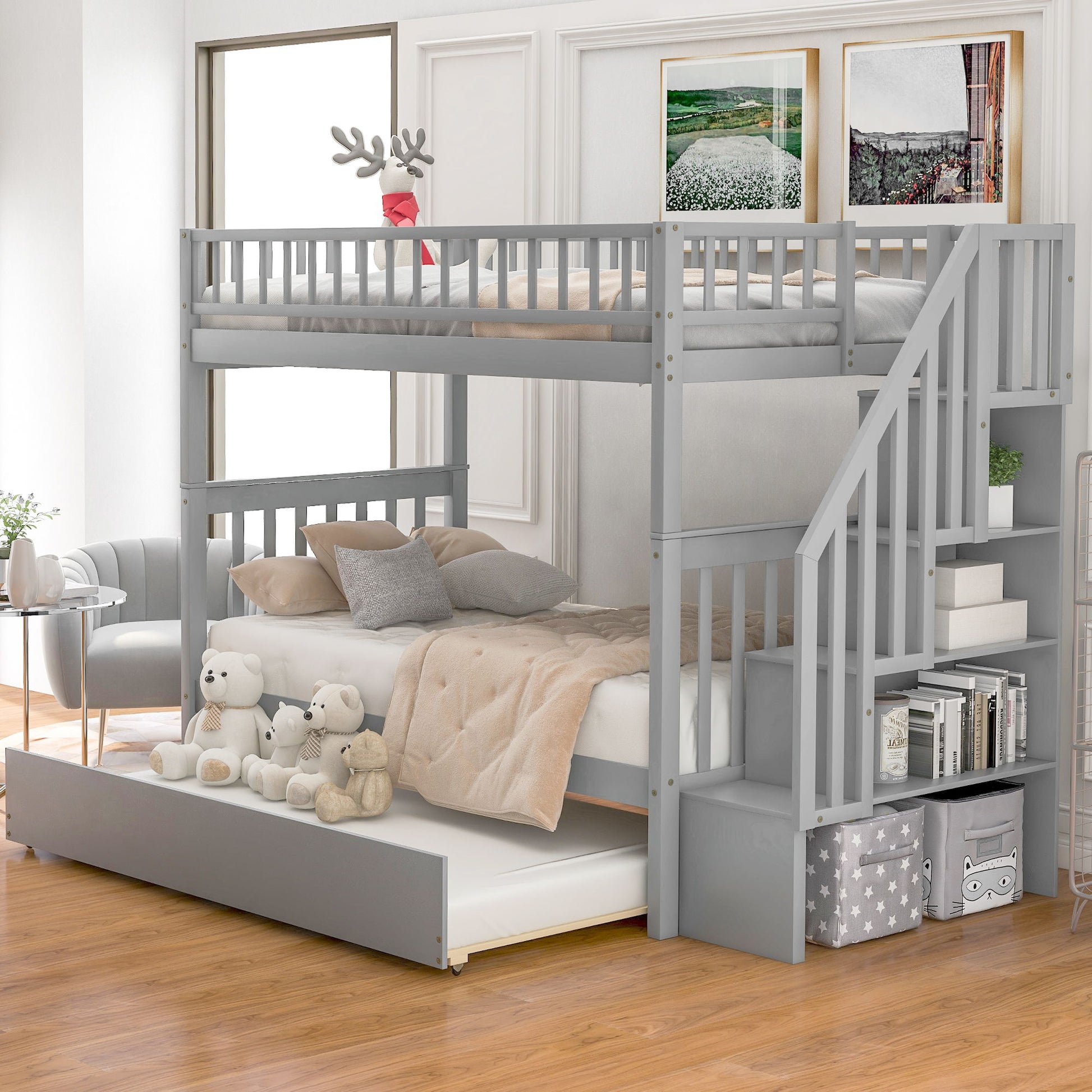 Bunk Bed With Staircase - The Sleep Loft - Online Mattress Showroom NYC