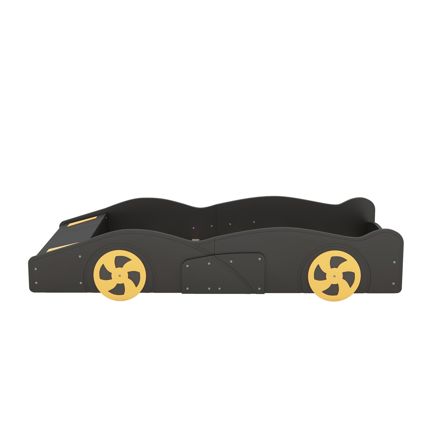 Race Car Shaped Platform Bed With Wheels And Storage - The Sleep Loft - Online Mattress Showroom NYC