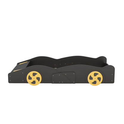 Race Car Shaped Platform Bed With Wheels And Storage - The Sleep Loft - Online Mattress Showroom NYC