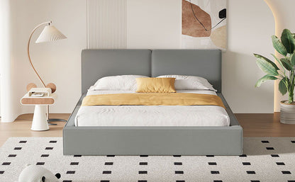 Upholstered Platform Bed, Grounded Bed With Solid Frame - The Sleep Loft - Online Mattress Showroom NYC