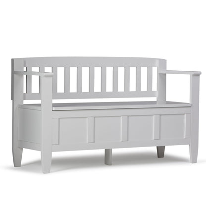 Brooklyn - Handcrafted Entryway Storage Bench - The Sleep Loft - Online Mattress Showroom NYC