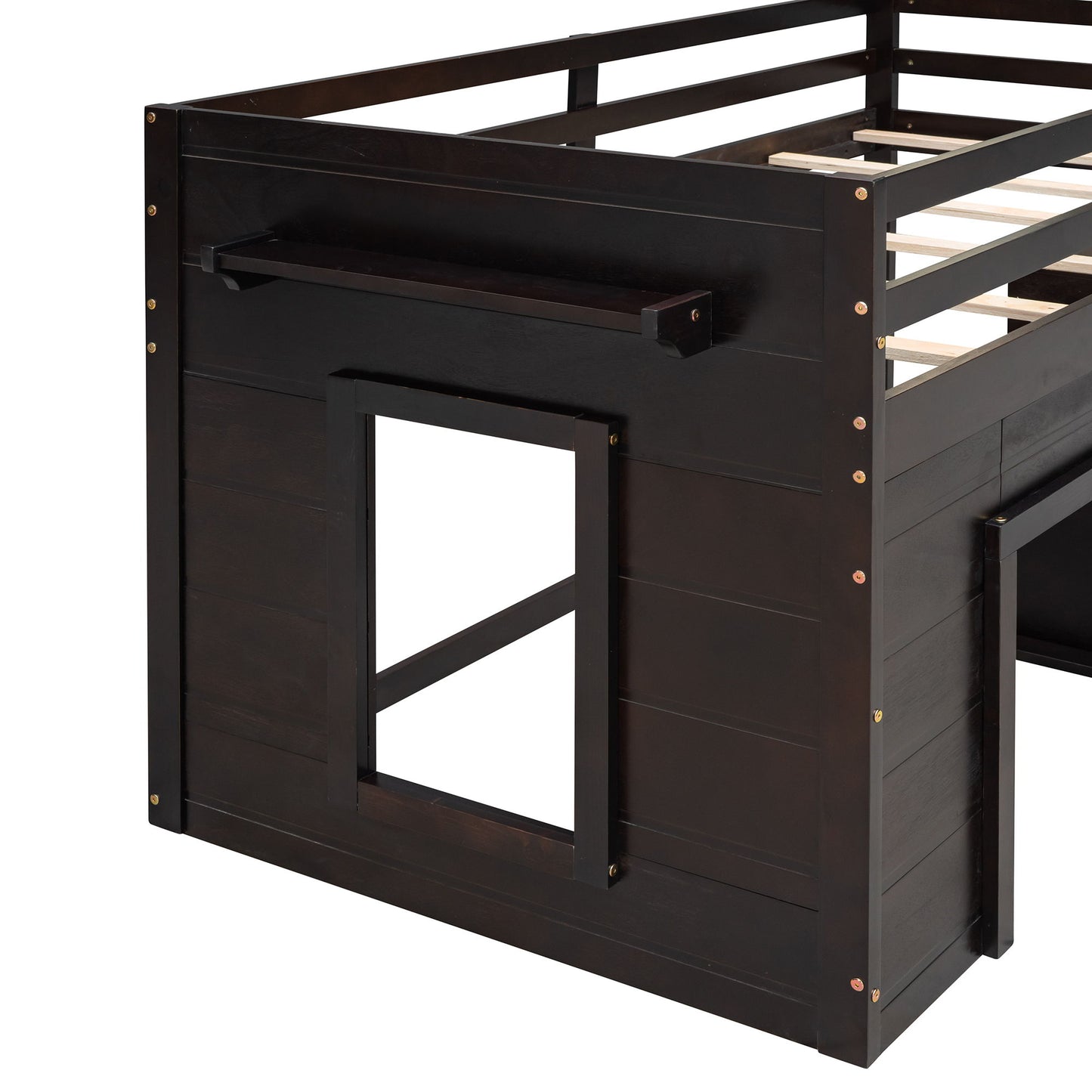 Loft Bed With Cabinet And Shelf - The Sleep Loft - Online Mattress Showroom NYC