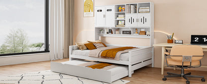 Daybed With All-In-One Cabinet And Shelf - The Sleep Loft - Online Mattress Showroom NYC
