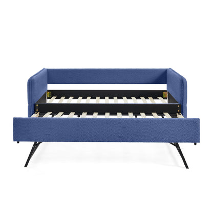 Upholstered Daybed With Pop Up Trundle - The Sleep Loft - Online Mattress Showroom NYC