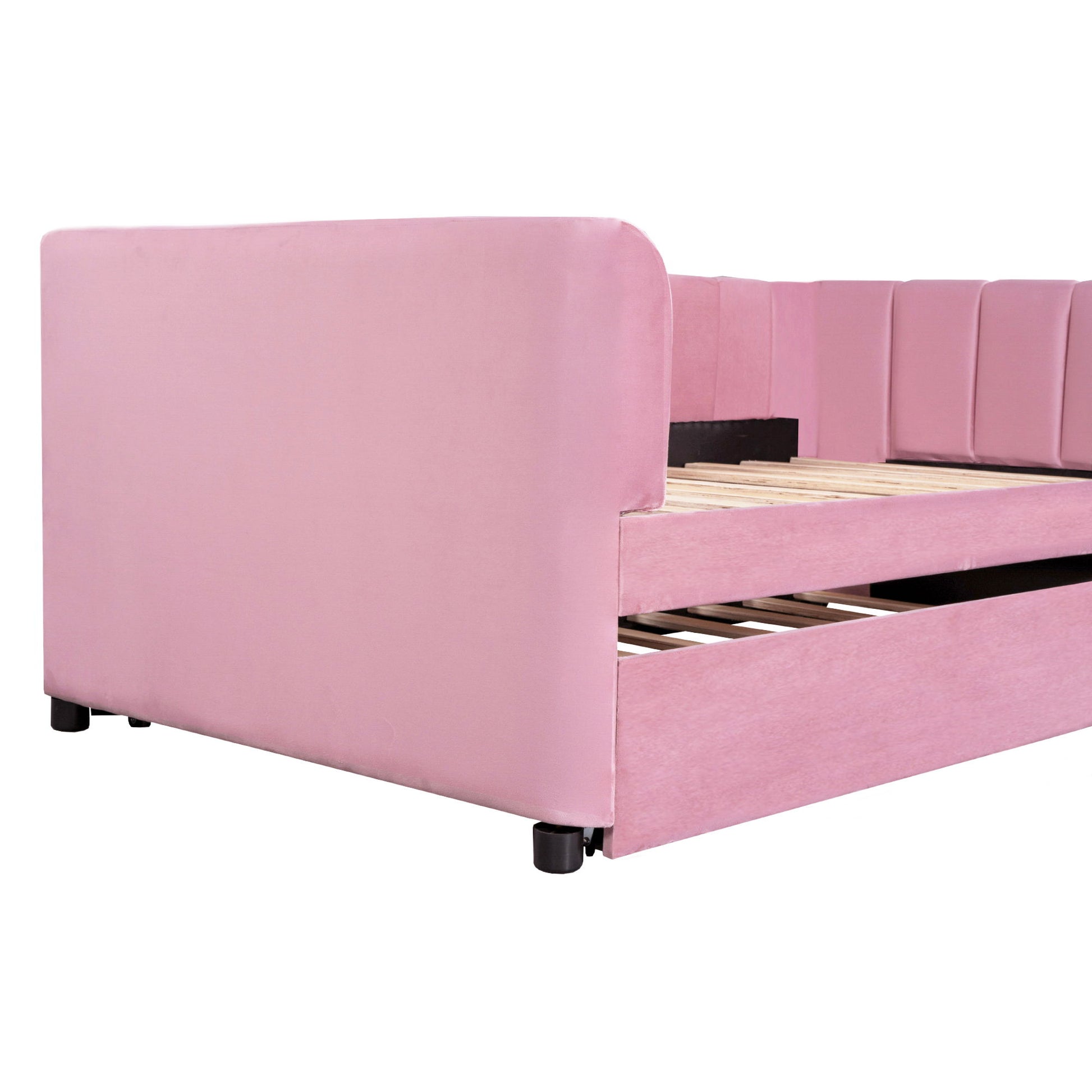Upholstered Daybed With Ergonomic Design Backrest - The Sleep Loft - Online Mattress Showroom NYC