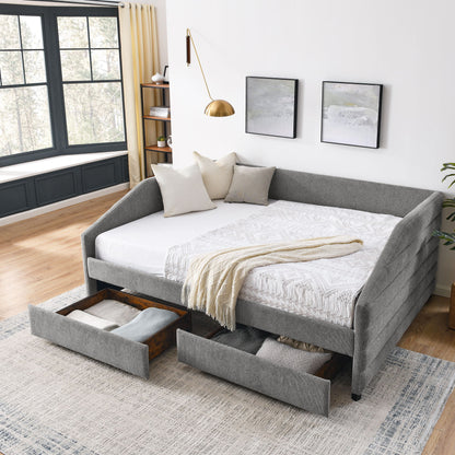 Elegant Daybed With Trundle Upholstered Tufted Sofa Bed - The Sleep Loft - Online Mattress Showroom NYC