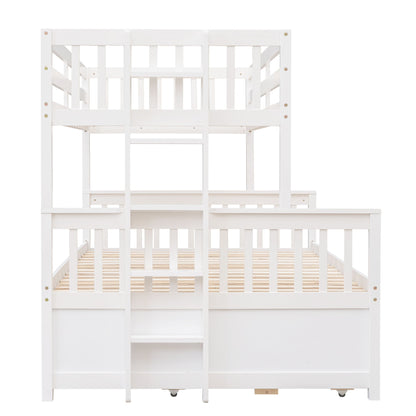 Bunk Bed With Twin Size Trundle And Drawers - The Sleep Loft - Online Mattress Showroom NYC