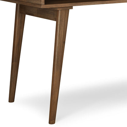 Clarkson - Desk With Side Drawers - Rustic Natural Aged Brown - The Sleep Loft - Online Mattress Showroom NYC