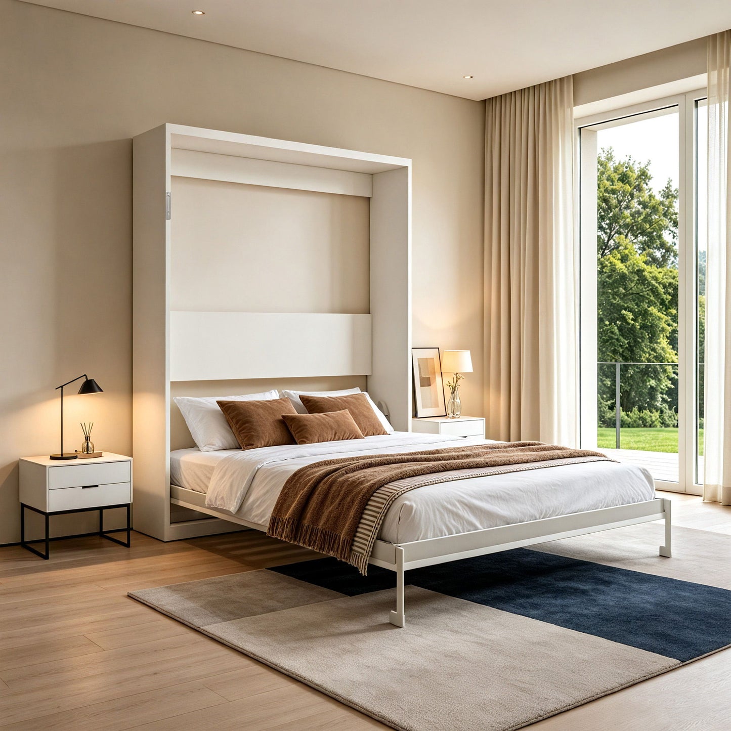 Folding Vertical Murphy Wall Bed - The Sleep Loft - Online Mattress Showroom NYC