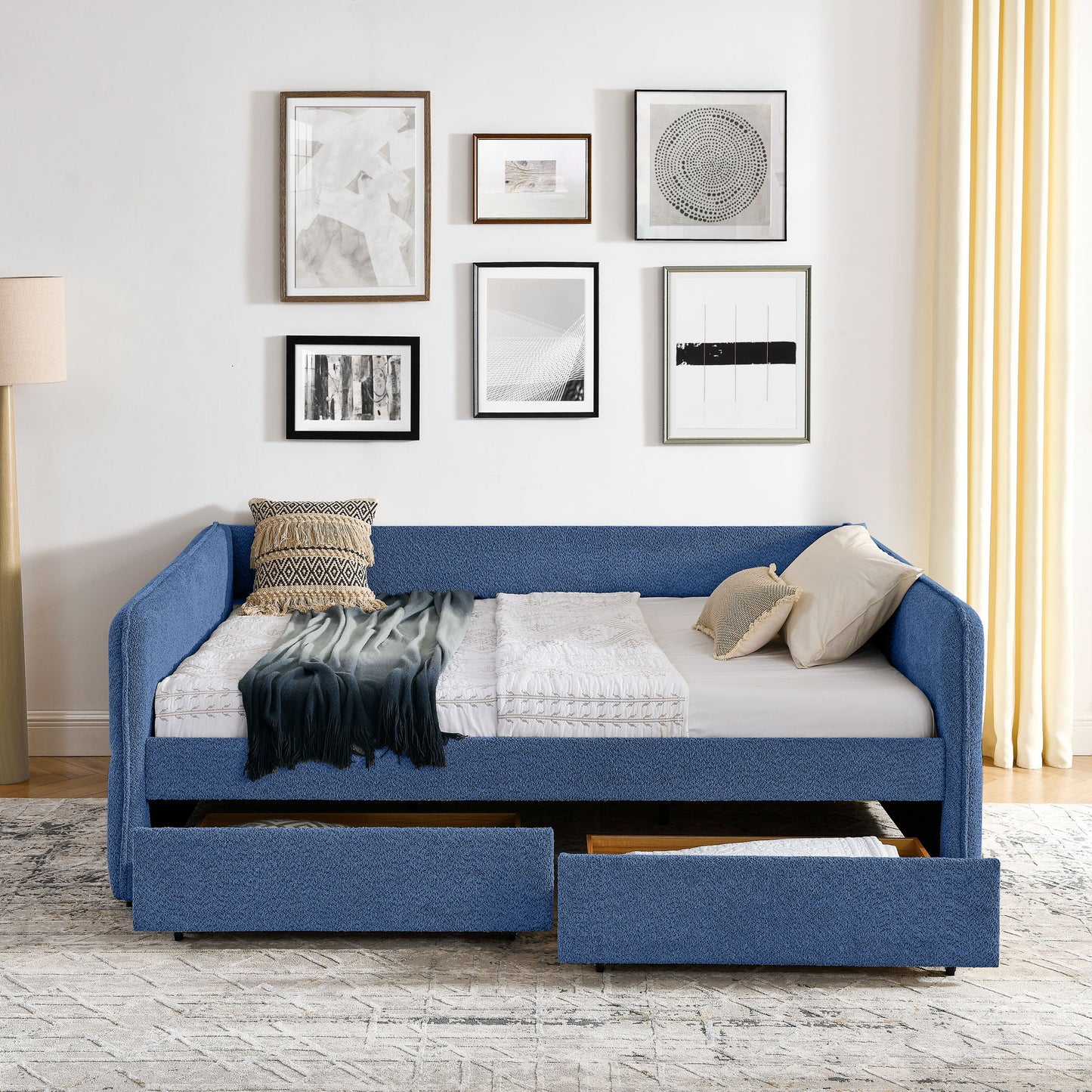 Upholstered Daybed & 2 Drawers - The Sleep Loft - Online Mattress Showroom NYC